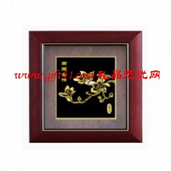 廣州特色南國金錦金箔畫