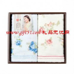 創新沙面玫瑰園毛巾禮盒