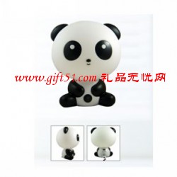 功夫小子小夜燈 熊貓報時燈