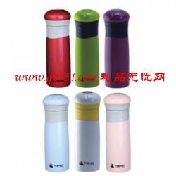 時(shí)尚雙層不銹鋼辦公保溫杯