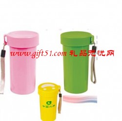 廣告運(yùn)動(dòng)密封水杯 塑料杯
