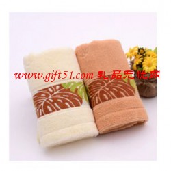 色織樹葉毛巾 社區禮盒毛巾