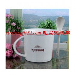 早餐杯 帶勺子陶瓷咖啡杯