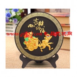 猴年開(kāi)門(mén)紅春節(jié)吉猴納福擺件