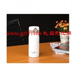 英倫商務型不銹鋼雙層真空保溫杯