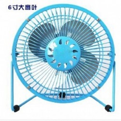 夏季360度旋轉USB鐵藝風扇