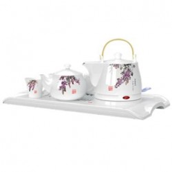 紫氣東來(lái)陶瓷套裝壺