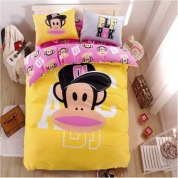 Paul Frank大嘴猴潮流前線純棉四件套