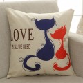 卡通動物圖案印花抱枕定制