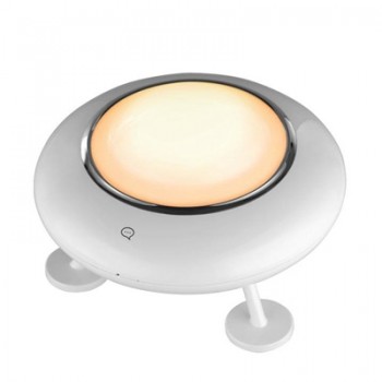 “飛碟”語音音箱燈內置小度+臺燈