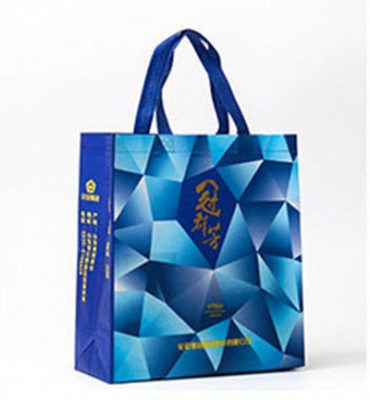 展會宣傳環保袋覆膜無紡布袋定制